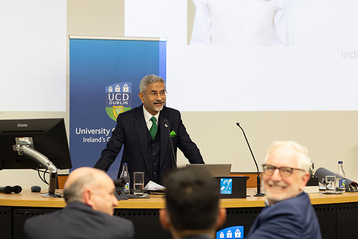 Minister of External Affairs of India Visits UCD